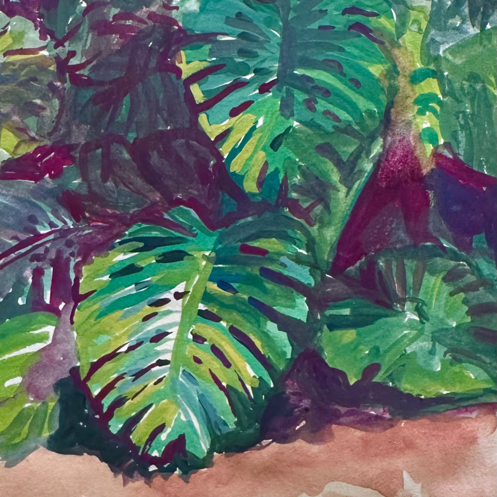 Plein Air Watercolors At The Kampong Events National Tropical