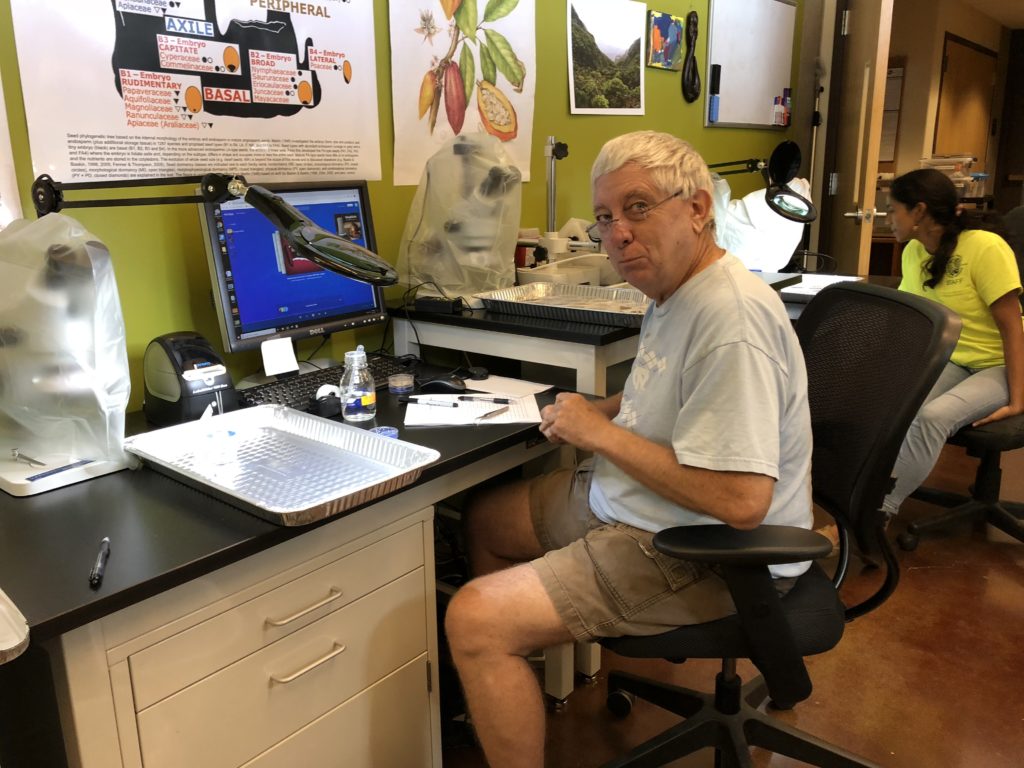 National Volunteer Week spotlight Jeff Frelinger at work in our Seed Bank. 