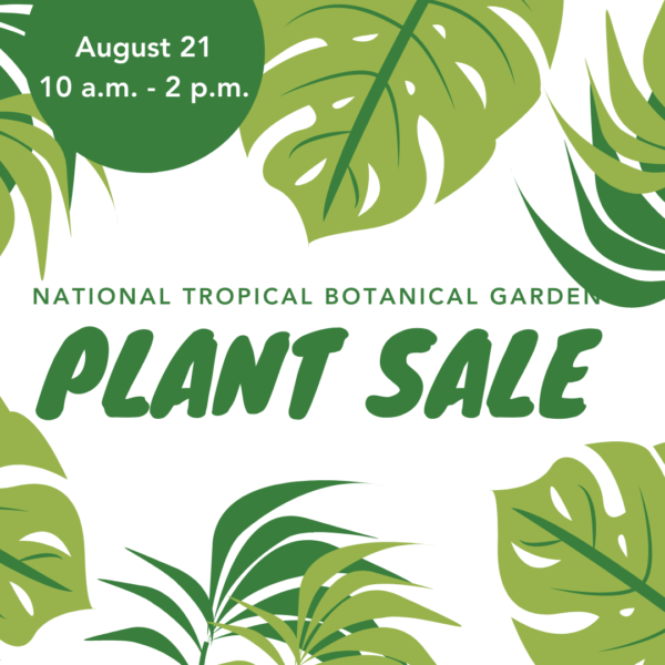 plant sale on august 21